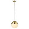 Lustra tip pendul design modern Endor, alama satinata