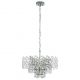 Candelabre, Lustre - Lustra suspendata eleganta design modern CALMEILLES 1 crom, 63cm