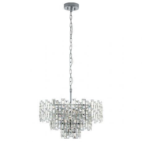 Candelabre, Lustre - Lustra suspendata eleganta design modern CALMEILLES 1 crom, 63cm