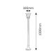 Stalpi - Stalp LED pentru iluminat exterior,H-100cm IP44 Sorrento