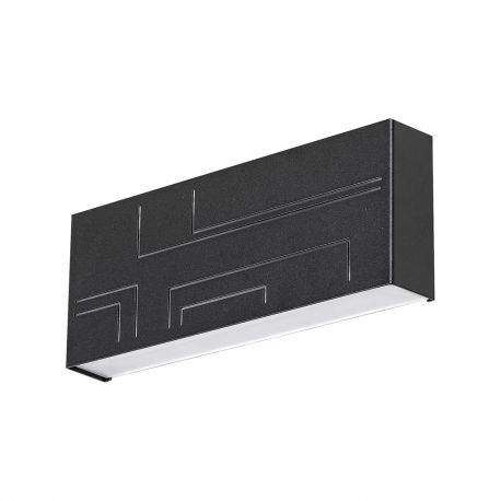 Aplice - Aplica LED pentru iluminat exterior cu protectie IP65 negru Maribor