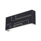Aplice - Aplica LED pentru iluminat exterior cu protectie IP65 negru Maribor