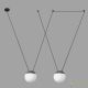 Pendule, Lustre suspendate - Lustra / Pendul MINE SPACE Dark grey suspension PC 2L