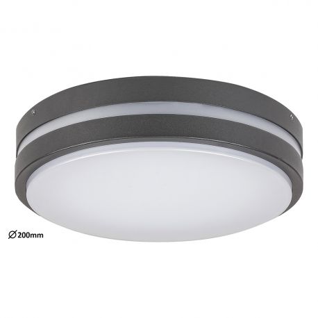 Aplice - Aplica LED pentru iluminat exterior moderna IP44, diametru:20cm Hamburg
