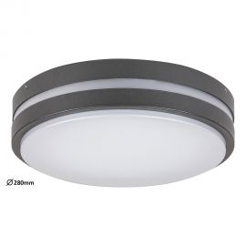 Aplice - Aplica LED pentru iluminat exterior moderna IP44, diametru:28cm Hamburg