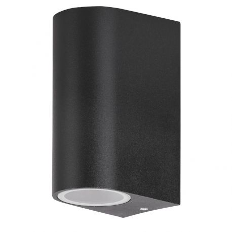 Aplice - Aplica dubla pentru iluminat exterior finisaj negru, IP44 Chile