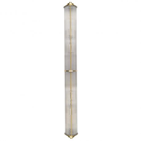 Aplice, corpuri de iluminat pentru pereti - Aplica moderna din alama Siri, H-105cm