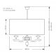 Candelabre, Lustre - Lustra 3 brate design modern realizat manual Tivoli