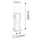 Aplice - Stalp exterior cu priza, H-50cm, cu protectie IP44, Bonn