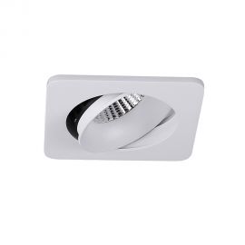 Spoturi tavan fals - Spot directionabil, incastrabil tavan fals, LED dimabil, ARYA SQUARE alb