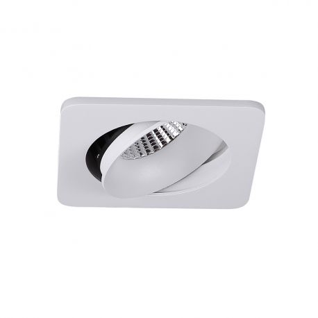 Spoturi tavan fals - Spot directionabil, incastrabil tavan fals, LED dimabil, ARYA SQUARE alb