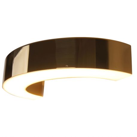 Aplice, corpuri de iluminat pentru pereti - Aplica LED aurie design modern LOTUS