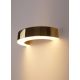 Aplice, corpuri de iluminat pentru pereti - Aplica LED aurie design modern LOTUS