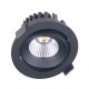 Iluminat pentru baie - Spot LED directionabil, incastrabil tavan fals / plafon IP65 CYKLOP negru