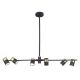 Pendule, Lustre suspendate - Lustra design minimalist cu 6 surse de lumina Puma