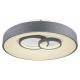 Plafoniere - Plafoniera LED dimabila cu telecomanda design modern MAVY alb/gri