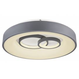 Plafoniere - Plafoniera LED dimabila cu telecomanda design modern MAVY alb/gri