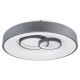 Plafoniere - Plafoniera LED dimabila cu telecomanda design modern MAVY alb/gri