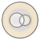 Plafoniere - Plafoniera LED dimabila cu telecomanda design modern MAVY alb/gri