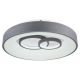 Plafoniere - Plafoniera LED dimabila cu telecomanda design modern MAVY alb/gri