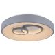 Plafoniere - Plafoniera LED dimabila cu telecomanda design modern MAVY alb/gri