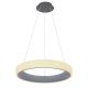 Pendule, Lustre suspendate - Lustra suspendata LED dimabila cu telecomanda design modern TABANO antracit