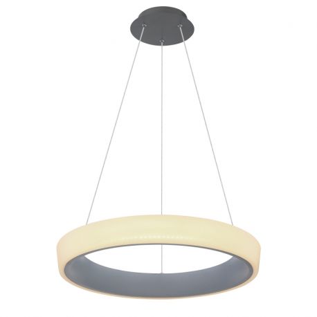 Pendule, Lustre suspendate - Lustra suspendata LED dimabila cu telecomanda design modern TABANO antracit