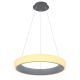 Pendule, Lustre suspendate - Lustra suspendata LED dimabila cu telecomanda design modern TABANO antracit