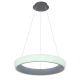 Pendule, Lustre suspendate - Lustra suspendata LED dimabila cu telecomanda design modern TABANO antracit