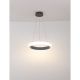 Pendule, Lustre suspendate - Lustra suspendata LED dimabila cu telecomanda design modern TABANO antracit