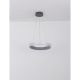 Pendule, Lustre suspendate - Lustra suspendata LED dimabila cu telecomanda design modern TABANO antracit