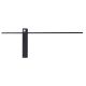 Aplice, corpuri de iluminat pentru pereti - Aplica de perete LED SABRE negru, 61cm