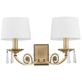 Aplice, corpuri de iluminat pentru pereti - Aplica design clasic cristal Asfour Monza