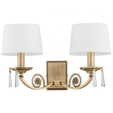 Aplice, corpuri de iluminat pentru pereti - Aplica design clasic cristal Asfour Monza