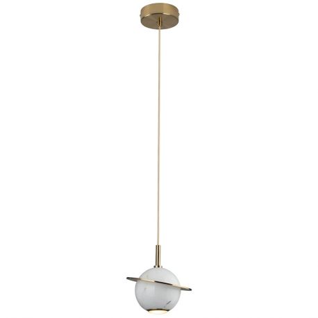 Pendule, Lustre suspendate - Lustra LED, Pendul elegant din marmura alba URANOS