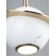 Pendule, Lustre suspendate - Lustra LED, Pendul elegant din marmura alba URANOS