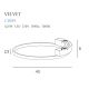 Plafoniere - Plafoniera LED moderna design minimalist, VELVET 40cm