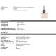 Pendule, Lustre suspendate - Lustra design LUX Etruscan Round, bronz