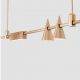Lustre / Pendule spatii comerciale - Sistem tubular magnetic-decorativ GRAMMI 03 H-75cm, auriu satinat
