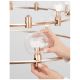 Lustre / Pendule spatii comerciale - Sistem tubular magnetic-decorativ GRAMMI 03 H-75cm, auriu satinat