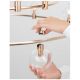 Lustre / Pendule spatii comerciale - Sistem tubular magnetic-decorativ GRAMMI 03 H-75cm, auriu satinat