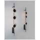 Lustre / Pendule spatii comerciale - Sistem magnetic-decorativ pentru perete MAGNA 120W, L-150cm