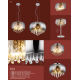 Plafoniere - Plafoniera design modern KALLA fumuriu