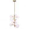 Lustra design LUX cu 13 surse de lumina Ezra alama antic