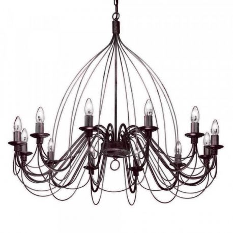 Candelabre, Lustre - Candelabru CORTE SP12 RUGGINE