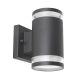 Aplice - Aplica de perete pentru exterior design modern, IP44 ALCALA antracit