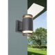 Aplice - Aplica de perete pentru exterior design modern, IP44 ALCALA antracit