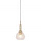 Pendule, Lustre suspendate - Lustra, Pendul elegant din sticla Brussels transparent/gold, drop