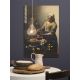 Pendule, Lustre suspendate - Lustra, Pendul elegant din sticla Brussels transparent/gold, drop