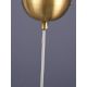 Pendule, Lustre suspendate - Lustra, Pendul elegant din sticla Brussels transparent/gold, straight